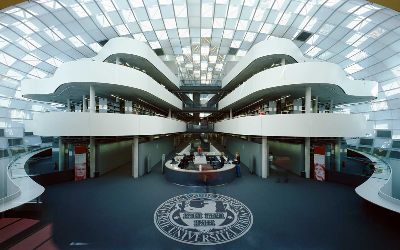 Photo of free university library berlin