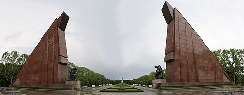 Photo of soviet war memorial